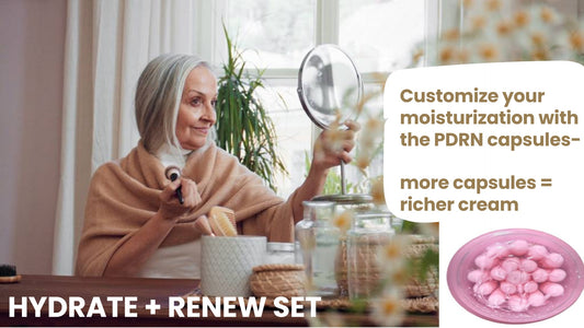 HYDRATE + RENEW SET- Hyaluronic Acid + PDRN Collagen Capsule Cream- Save 20% When Purchasing this Set