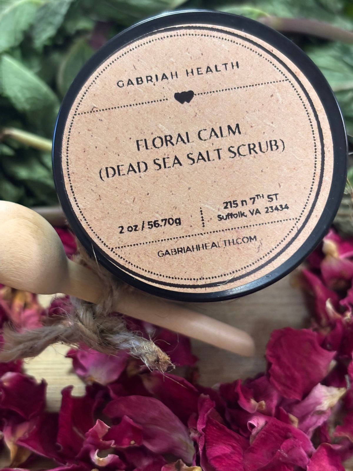 Floral Calm Salt Scrubs- 2 ounce jars