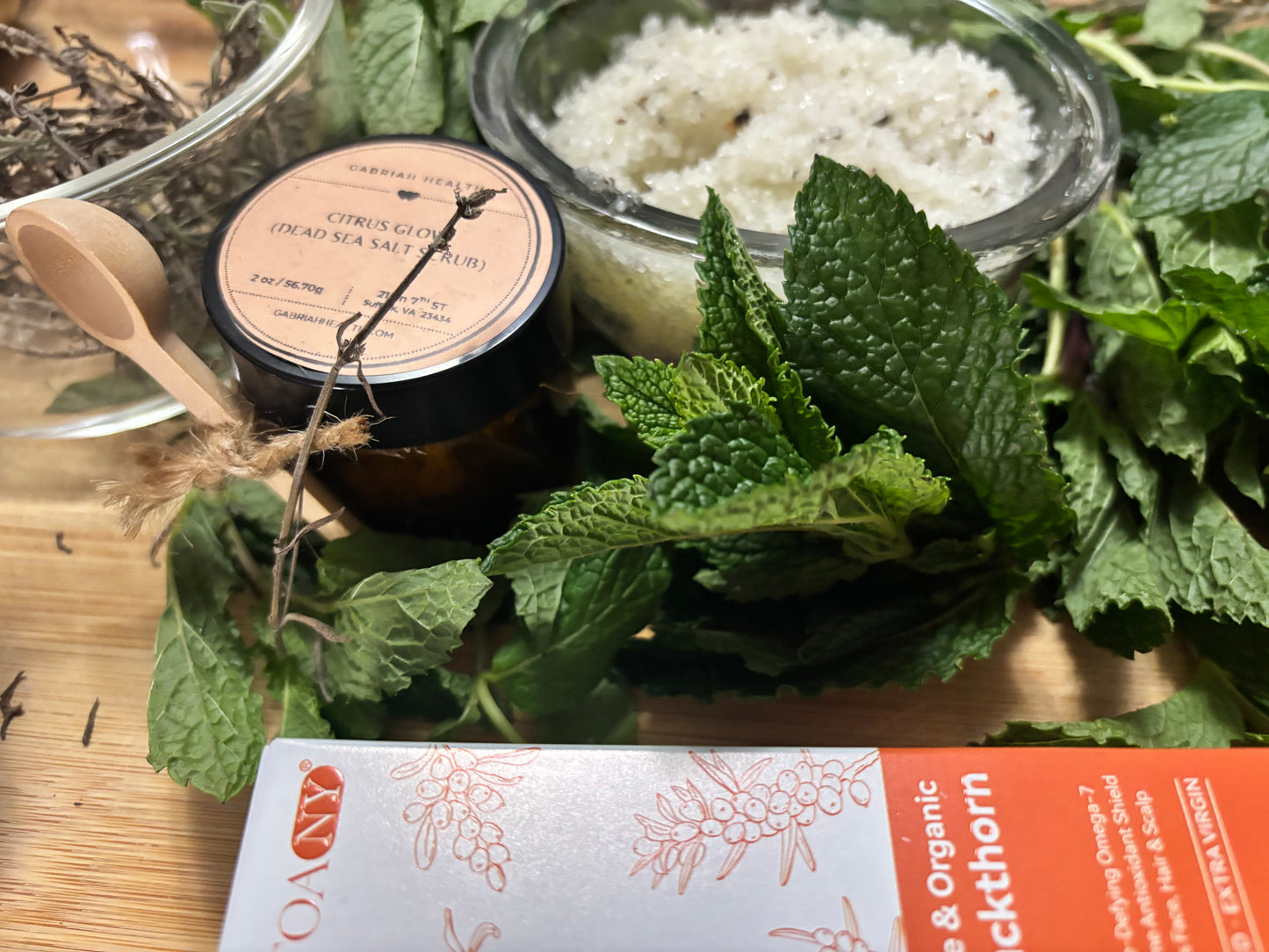Citrus Glow Salt Scrubs- 2 ounce jars
