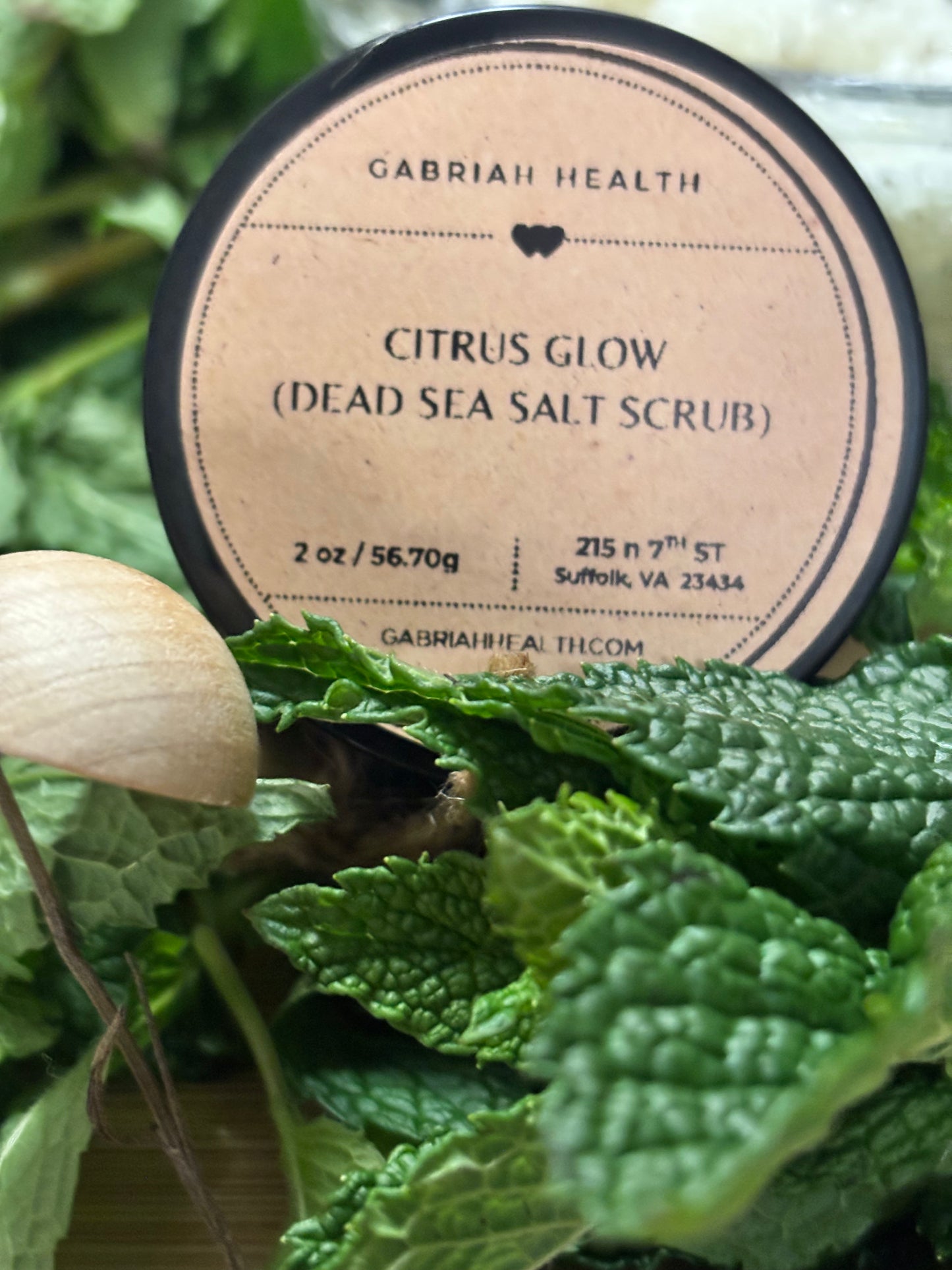 Citrus Glow Salt Scrubs- 2 ounce jars