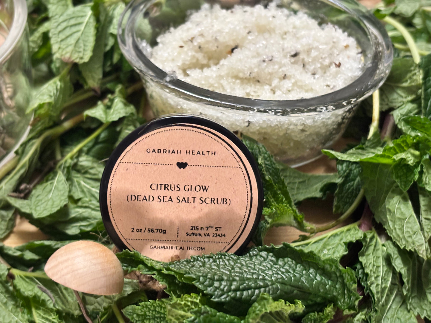 Citrus Glow Salt Scrubs- 2 ounce jars