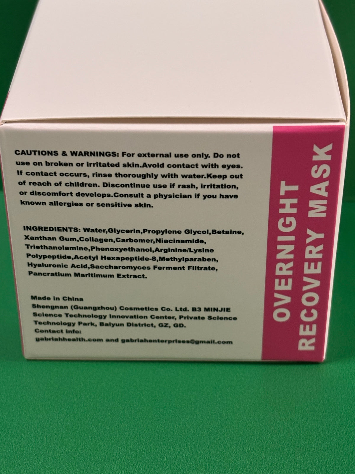 Renewal Veil Overnight Mask