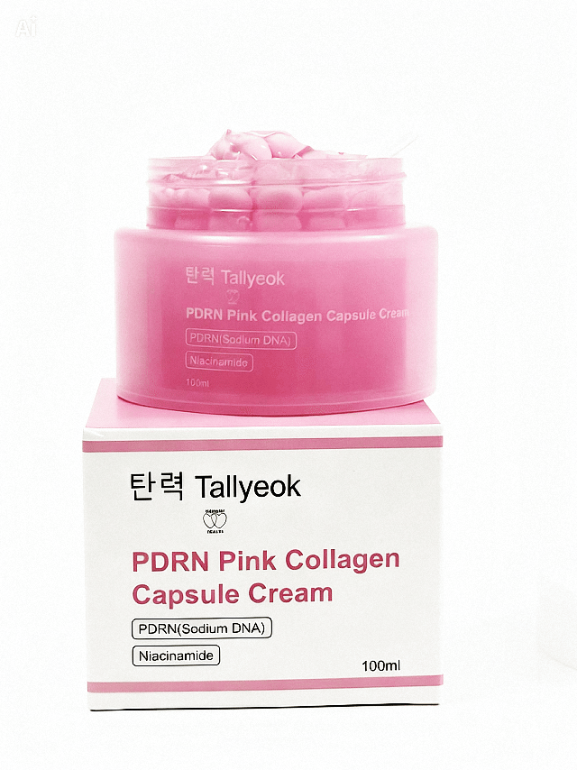 Tallyeok Elasticity Set- PDRN PInk Peptide Serum and PDRN Pink Collagen Capsule Cream