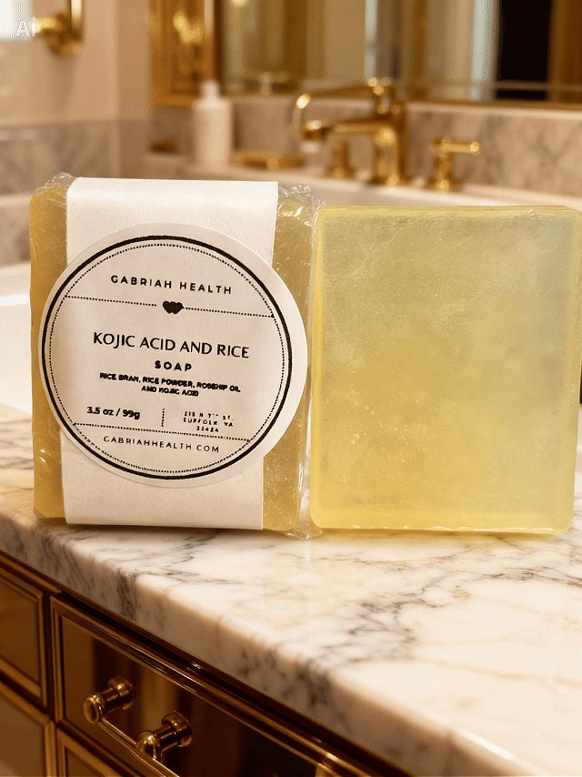 Kojic Acid and Rice Soap