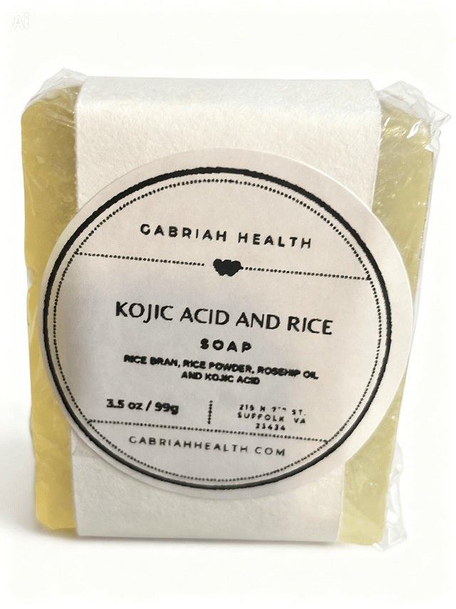 Kojic Acid and Rice Soap