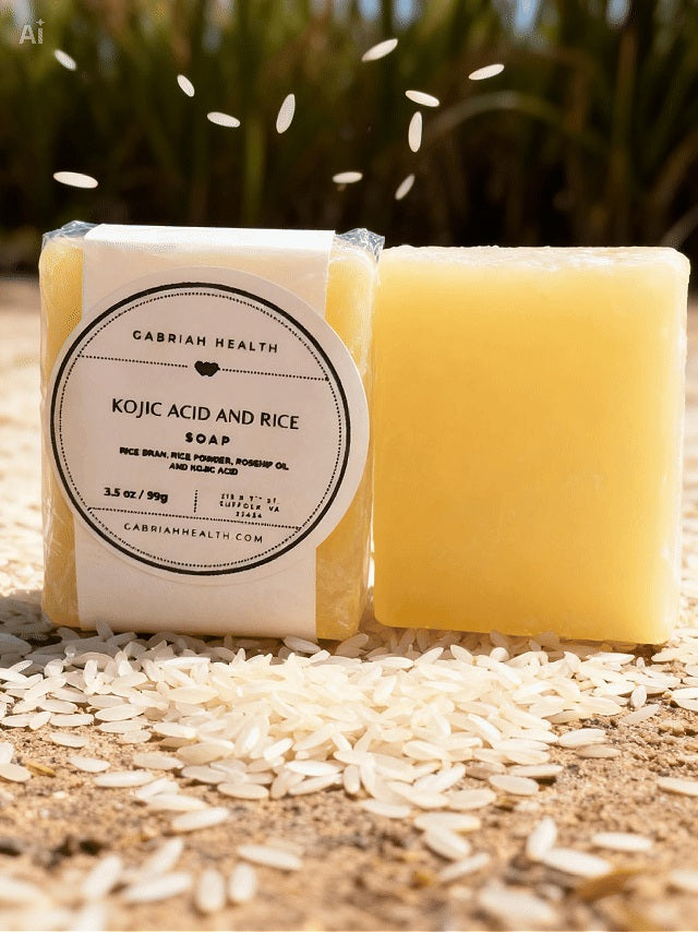 Kojic Acid and Rice Soap