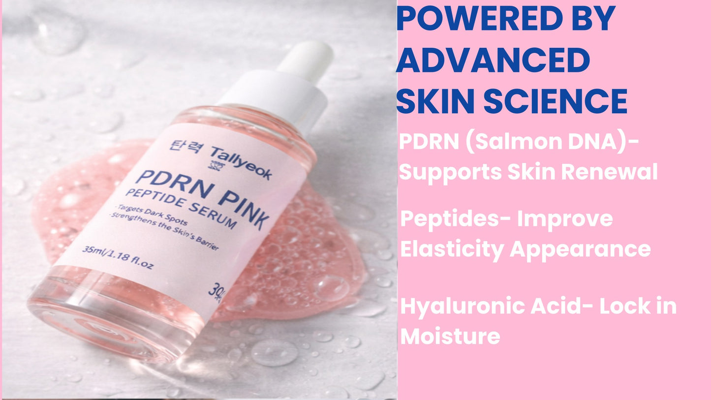 Tallyeok Elasticity Set- PDRN PInk Peptide Serum and PDRN Pink Collagen Capsule Cream