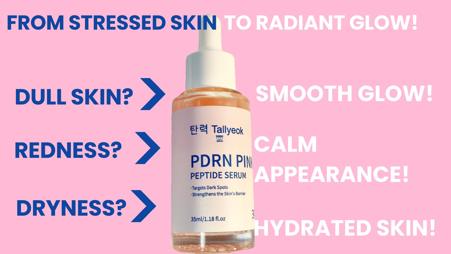 Tallyeok Elasticity Set- PDRN PInk Peptide Serum and PDRN Pink Collagen Capsule Cream