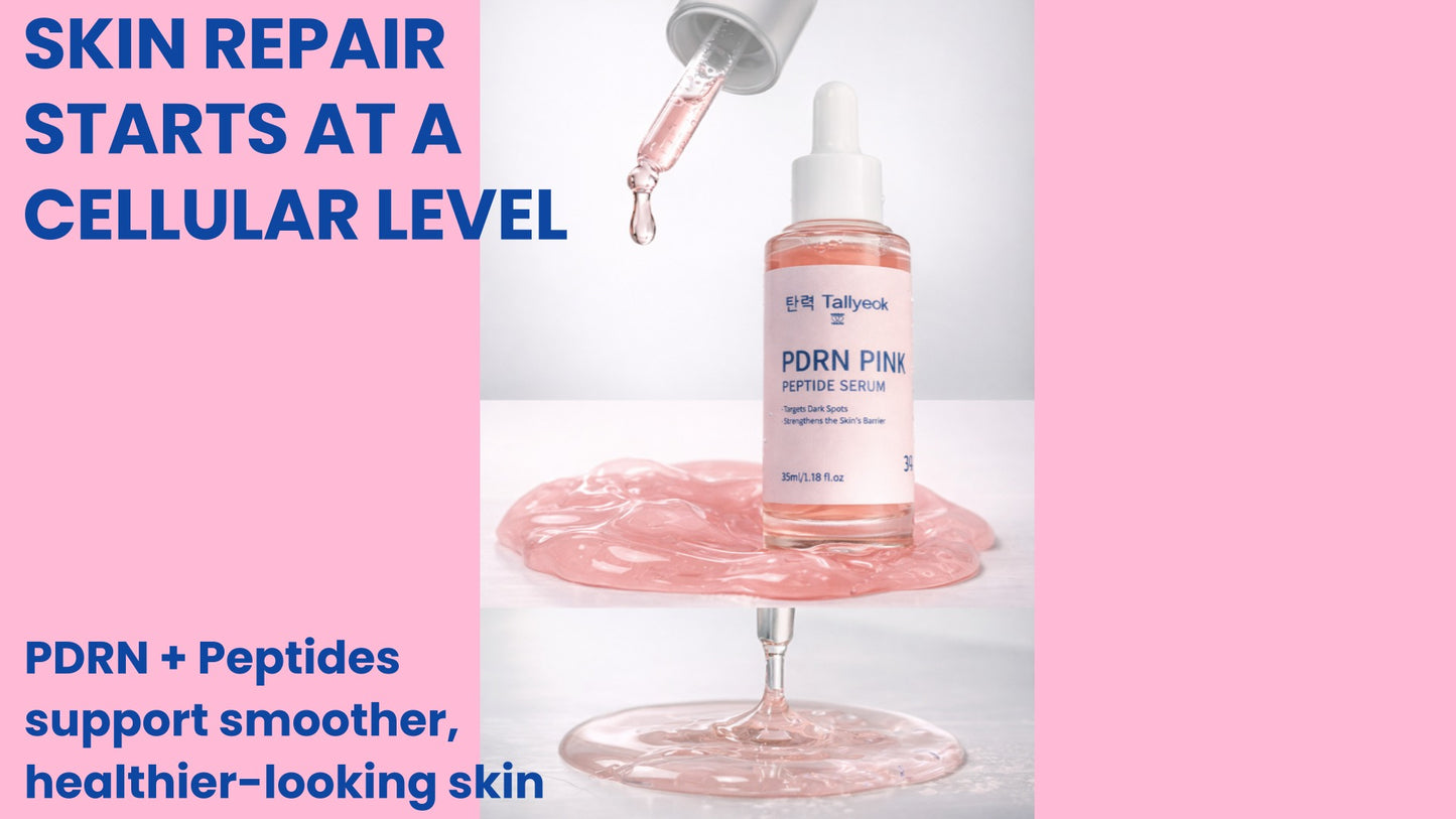 Tallyeok Elasticity Set- PDRN PInk Peptide Serum and PDRN Pink Collagen Capsule Cream