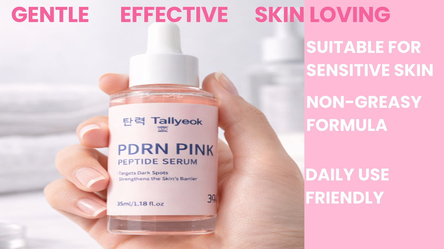 Tallyeok Elasticity Set- PDRN PInk Peptide Serum and PDRN Pink Collagen Capsule Cream