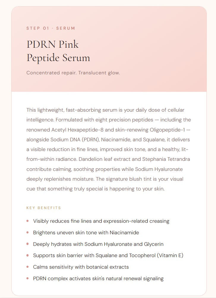 Tallyeok Elasticity Set- PDRN PInk Peptide Serum and PDRN Pink Collagen Capsule Cream