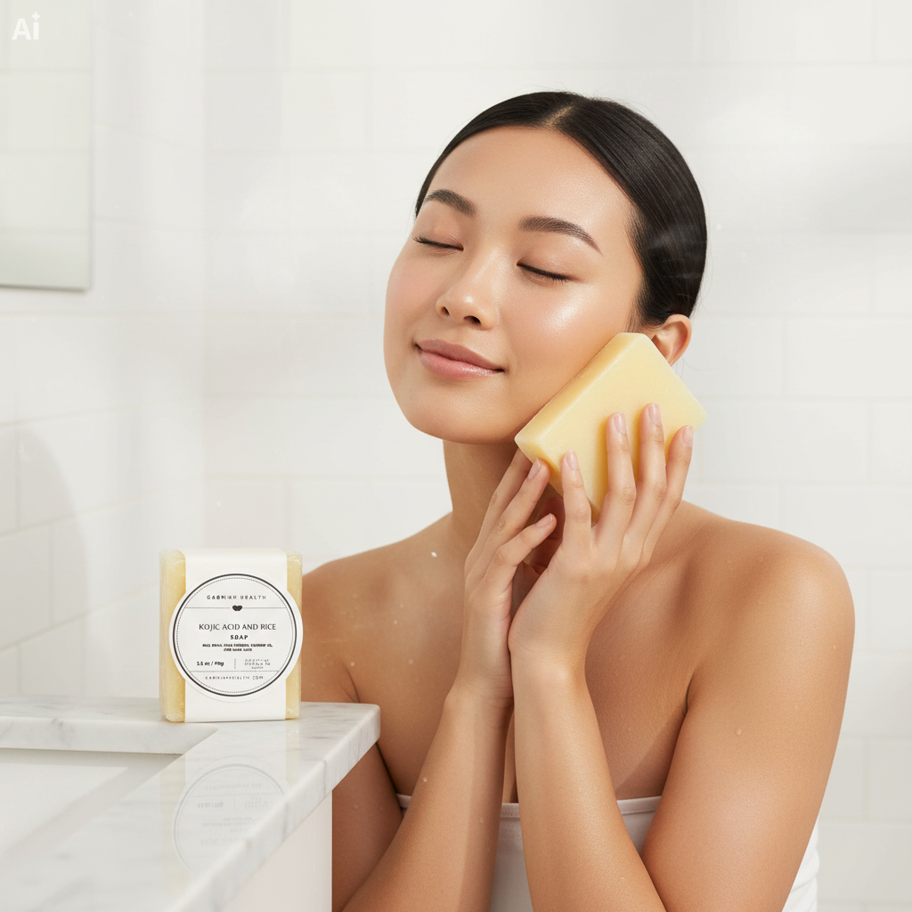 Kojic Acid and Rice Soap