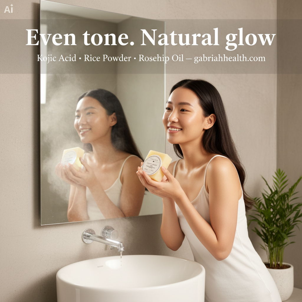 Kojic Acid and Rice Soap