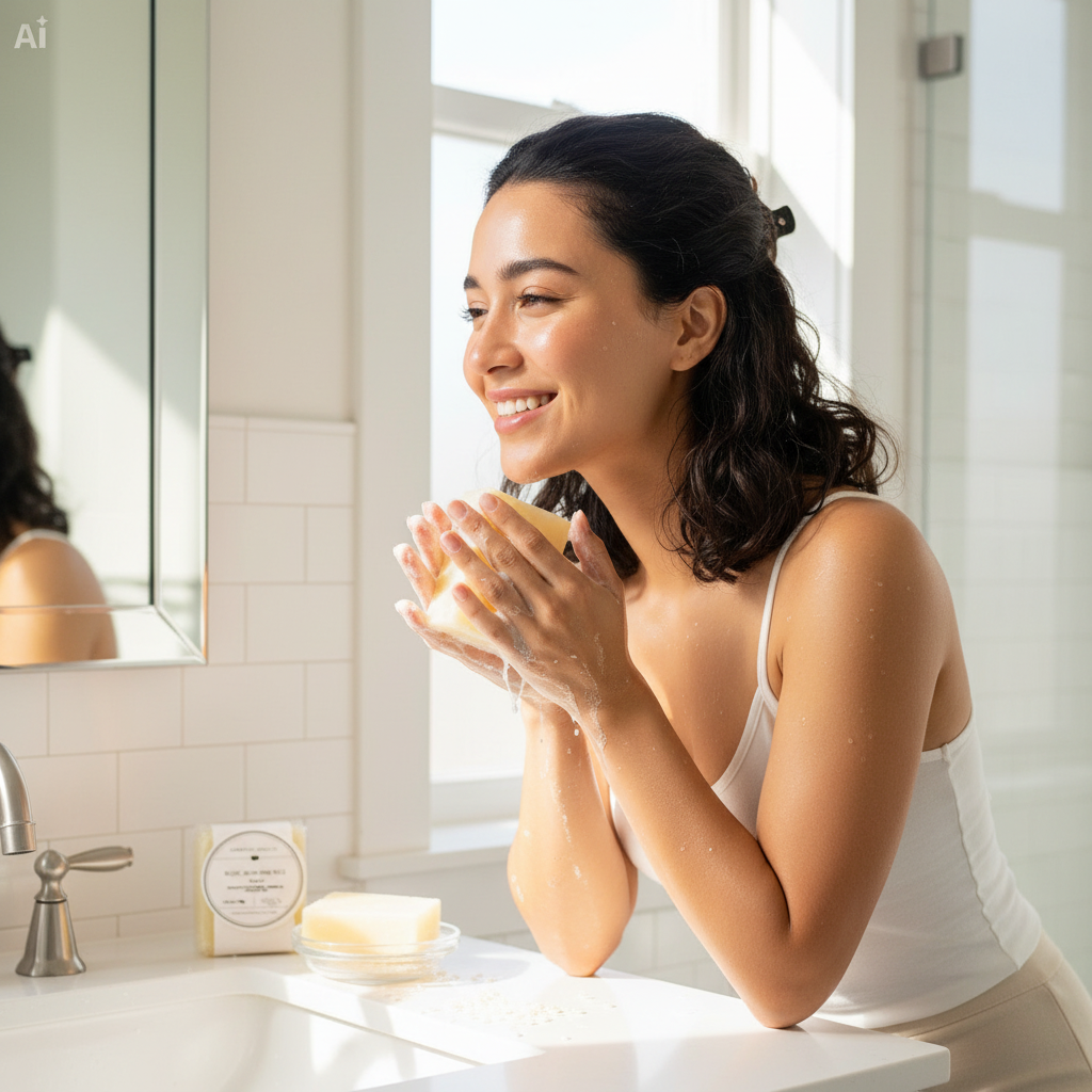 Kojic Acid and Rice Soap