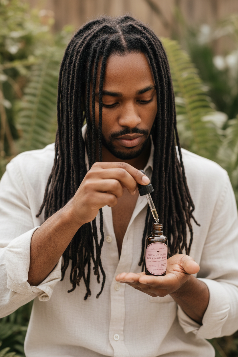 Man with dreadlocks